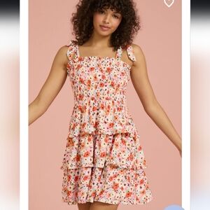 NEW Altar'd State floral ruffle dress